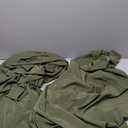 Olive Green Velvet Blackout Curtains Back Tab 52x84, 2 Panels