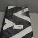 OLANLY Waterproof Outdoor Rug 8x10 ft Clearance, Reversible Outdoor Plastic Straw Rug, RV Mat, Indoor Outdoor Carpet for Patio, Camping, Balcony, Deck, Backyard, Black & White