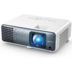 BenQ TK710STi 4K HDR Laser 3200 Lumens Movie and Gaming Short Throw Projector with 4ms Response Time | 240Hz Refresh Rate | HDR10 & HLG | Android TV with Netflix Chromecast & AirPlay | 3D Keystone