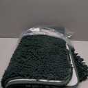 OLANLY Bathroom Rugs 30x20, Extra Soft Absorbent Chenille Bath Rugs, Rubber Backing Quick Dry, Machine Washable Bath Mats for Bathroom Floor, Tub and Shower, Home Decor Accessories, Blackish Green