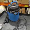 Vacmaster VJC507P 5-Gallon* 3 Peak HP** Wet/Dry Shop Vacuum, Blue, 5 gal