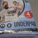 Utopia Bedding Washable Underpads 34" x 36" (Pack of 4), Waterproof Reusable Heavy Absorbency Incontinence Bed Pads for Adults, Kids, Elderly and Pets, Bedwetting Pads for Sofa and Couch (Blue)