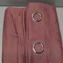 NICETOWN Bedroom Curtain Panels Blackout Draperies, Dry Rose, 1 Pair, 55 by 68-inch, Thermal Insulated Solid Grommet Blackout Curtains/Drapes