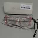 Stoggles Square Z87.1 Certified Polycarbonate Safety Glasses, Scratch & Shatter-Proof, Blue-Light & UV Blocking Lens, Top & Side Shields, Anti-Fog Dip Coated, Durable, Protective & Stylish Eyewear (Medium, Blush)