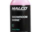 Malco Showroom Shine Spray Car Wax  Best Car Wax Spray for Professional Finish/Easy to Use Instant Detailer/Cleans and Waxes Painted Surfaces, Metal and Glass / 16oz. (110416)