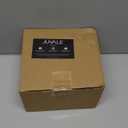 Juvale Stovetop Cast Iron Tea Kettle with Infuser - Superior Heat Retention Loose Leaf Tea Pot - Built-In Teapot with Strainer - Includes Trivet & Infuser Kettle - White, 27 Oz (800 ml)