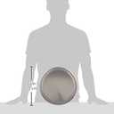 New Star Foodservice Restaurant-Grade Aluminum Pizza Pan/Tray, Wide Rim, 12 Inch, Pack of 6