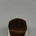 NAYOO French Bangs Hair Clip -Medium Brown 100% Real Human Hair Clip in Bangs for Women Fringe with Temples Hairpieces for Daily Wear (Medium Brown)