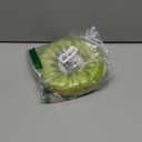 ANWA Adjustable Cat Cone Collar Soft, Cute Cat Donut Collar After Surgery, Kitten Recovery Cones to Stop Licking (Small, Kiwifruit)