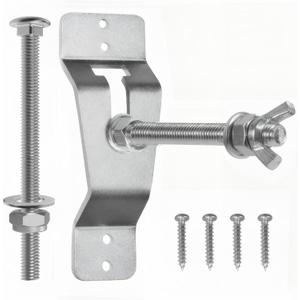 Trailer Spare Tire Mount,Enclosed Trailer Accessories,Wall Mount Spare Tire Carrier for Utility Trailer,This Cargo Trailer Accessories Universal Wheel Bracket Fits Most Tire (Silvery)