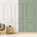 3 Sets Peel and Stick Wall Molding Kit, Premade Wainscoting Panels for Interior Wall Moulding Decor, Ready to Assemble Wainscoting Accent Panel (54 x 24In, 24 x 24In)
