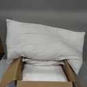 Amazon Basics Down Alternative Bed Pillows for Back and Side Sleepers, Medium Density, King Size, 36" x 20", White, 2-Pack