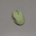 E-YOOSO Wireless Mouse for Laptop, Portable Optical Computer Mouse, 6 Buttons, Cordless 2.4GHz with USB Receiver, 5-Level 4800 DPI, 18 Months Battery Life, for PC Chromebook Windows Mac (Light Green)