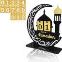 Ramadan Advent Calendar 30 Days Countdown Calendars for Ramadan Eid Mubarak Centerpieces Decorations for Home Office Table