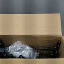 Standard Clothing Garment Rack, Rolling Clothes Organizer with Wheels and Bottom Shelves, Extendable, Black, M24GR001