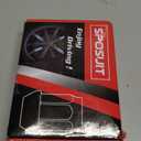 Sposuit M14x1.5 Lug Nuts - Replacement for 2005-2024 Dodge Charger, 2008-2023 Challenger, 2011-2024 Durango, 2004-2009 Magnum - Closed End Black Lug Nut(20 Pcs)