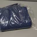 Bathroom Rugs Non Slip Washable, Super Absorbent Thin Bath Mat for Small Quick Dry Low Pile Bathroom Rug, (Navy Blue, 32x20)