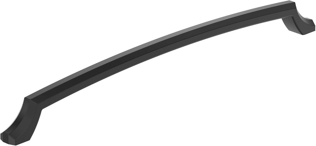 Amerock 18" Bellamy Matte Black Appliance Pull