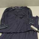 Alex Evenings Women's Long A-line Mother of The Bride Dress with Illusion Neck and Sleeves , 10P