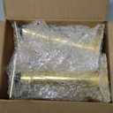 Gold Metal Furniture Legs Heavy Duty Straight Furniture Feet DIY Modern Replacement Legs for Cabinet Sofa Couch Chair-Set of 4 (Gold, 6")