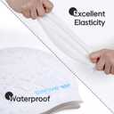 SWAVE Unisex Adult Comfortable Durable Printed Waterproof Silicone Swim Cap (White)