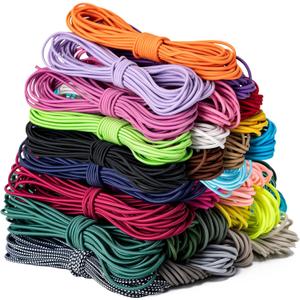 Aegero Elastic Bungee Cord, 1/8" x 25' Heavy Duty Bungie Cord,Kayak Stretch String Rope,Shock Cords,for DIY Projects,Kayak Strap Tarp Tie Down Canopy Boating Camping Tent Crafting Patio(Dark Rose Red)