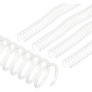PATIKIL 20mm(3/4") Plastic Spiral Binding Coils, 20 Pcs Binding Spirals 170 Sheet Capacity 3:1 Pitch Binding Spirals for Binding Paper Sheets, Transparent