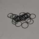 30 Pack 2 Inch Binder Rings, Black Book Rings Index Card Ring, Metal Ring Binder Clips Key Rings Paper Rings for Office, School, Home (Black, 50mm)