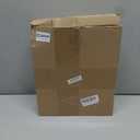 QWORK Clear Acrylic Mask and Glove Organizer  Dual Compartment Dispenser for Office, Clinic & Home Use (1 Pc)