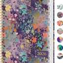 2026 Planner, Weekly and Monthly Calendar Planner Book, January 2026 - December 2026, Hardcover Spiral Planner with Monthly Tabs, Notes Pages, Perfect for Women & Men, A5 (6.4" x 8.5") - Violet
