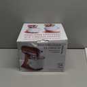 Ice Cream Maker Attachment for KitchenAid 4.5/5QT & 6QT Mixers, Frozen Ice Cream & Sorbet Gelato Maker for KitchenAid, 2 Quart, White, Not Dishwasher Safe