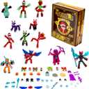 Zing Stikbot Advent Calendar Christmas Countdown Hero Save Christmas with Exclusive Stikbots and Collectors' Items for Stop Motion Animation - Ages 4 and Up