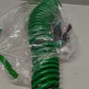 Recoil Garden Hose 25FT EVA Water Hose with 7-Pattern Spray Nozzle,Curly Self Coiling Lightweight Garden Hose,Retractable Drinking Water Safe Garden Coil Hose for Lawn Patio