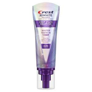 Crest 3DWhite Brilliance Deep Stain Remover Brilliant White Toothpaste - 3.1oz/1pk