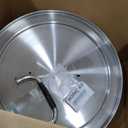 Fire Pit Lid for Solo Stove Bonfire 19.5", 304 Stainless Steel Round Firepit Lid with Heat-Resistant Handle, Waterproof Outdoor Fire Pit Cover Top
