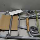 Medline Lightweight Folding Walkers for Seniors, Adults with 5 Wheels, Steel Frame Supports up to 400 lbs.