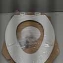 Bemis 1500EC 390 Lift-Off Wood Elongated Toilet Seat, Cotton White (Pack of 1)
