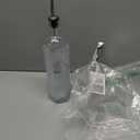 BULK PARADISE Large Clear Decorative Glass Bottle with Spout and Cork, 32oz, 1 Bottle - Design: Kristal (3in X 11.9in)