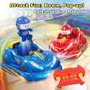 Parent-Child Interactive Game Remote Control Racing Car Set, Battle Mode Bumper Car with LED Lights and Sound Effects, Suitable and Birthday Gifts for Children Aged 6-12