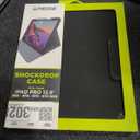 Leather Case for iPad Pro 12.9" 3-6th Gen (2018-2024), with Pencil Holder&Buckle, Auto Wake/Sleep, Adjustable Stand,  Black