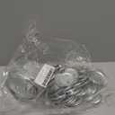 300 PCS Button Maker Supplies 58mm/2.28 inch Button Supplies, 100pcs Rust-Proof Metal Cover & Dutch Pin Back Cover & Clear Films for DIY Pin Badge Machine