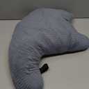 Post Shoulder Surgery Pillow, Shoulder Pillow for Shoulder Pain, Rotator Cuff Pillow, Arm Pillows for Adults After Surgery, Side Sleeper Pillow for Neck and Shoulder Pain Relief (blue with strap)