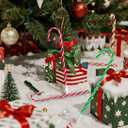 30 PCS Scented Christmas Candy Cane Pens Ballpoint Bulk Black Ink, Smooth Writing Candy Cane Pens for Kids & Adults, Xmas, Holiday, Office School Supplies, Party Favors Gifts (1 Count (Pack of 30), Red&Green)