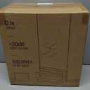 Cesun Small Bathroom Trash Can with Lid Soft Close, Step Pedal, 6 Liter / 1.6 Gallon Stainless Steel Garbage Can with Removable Inner Bucket, Anti-Fingerprint Finish (Matt Black)