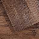 VallisCo Peel and Stick Vinyl Flooring 36 Pack 54 Sq.Ft, Waterproof Vinyl Flooring Peel and Stick for Office, Living Room, Bathroom, Kitchen - Unique Design, Easy to Install Floor, Brown