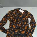 REORIA WOMEN'S OUTDOOR HAPPY HALLOWEEN PUMPKIN Long Sleeve S