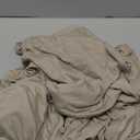 Queen Size Fitted Sheet Only - 4-Way Stretch Knit, Snug Fit, Wrinkle Free & Stay in Place, No More Slipping Off for Mattress, Soft & Comfortable - Taupe, Queen