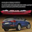 Rear Bumper Tail Light Lamp for Audi Q5 2009-2015 Rear Bumper Reflector Lower Tail Lights Replace 8R0945096 Passenger Side (Right)