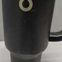 Trebo 40 oz Water Bottle Insulated Fit Car Cup Holder with Handle, Stainless Steel Water Bottles Tumbler with Spout Straw Lids, Double Wall Travel Reusable Flask, Leakproof Mug,Keep Cold &Hot,Black