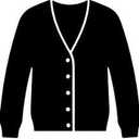 Black cardigan. L